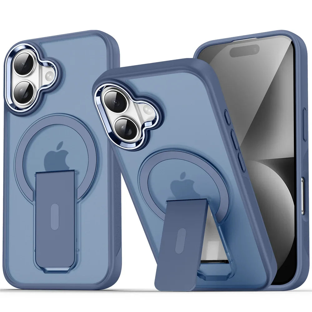 Shockproof Bumper Stand Cover for iPhone - FonKayz