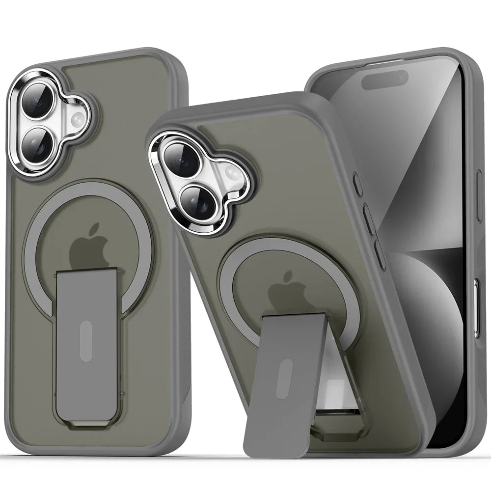 Shockproof Bumper Stand Cover for iPhone - FonKayz