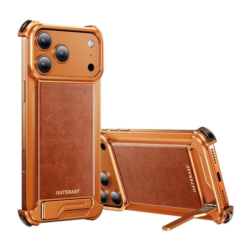 Frameless Magnetic Leather iPhone 17 Pro Max / Pro / Air Case - FonKayz
