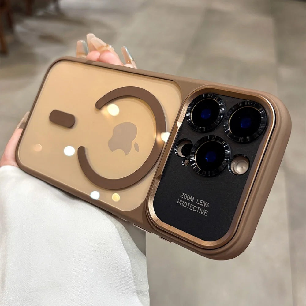 AeroClear® – iPhone 17 Series Transparent Protective Case - Desert Gold | Fonkayz