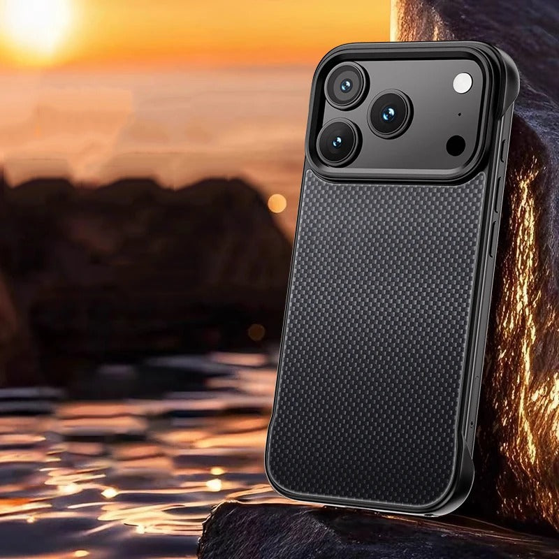 ArmaFrame® – iPhone 17 Series Kevlar Frameless MagSafe Case - FonKayz