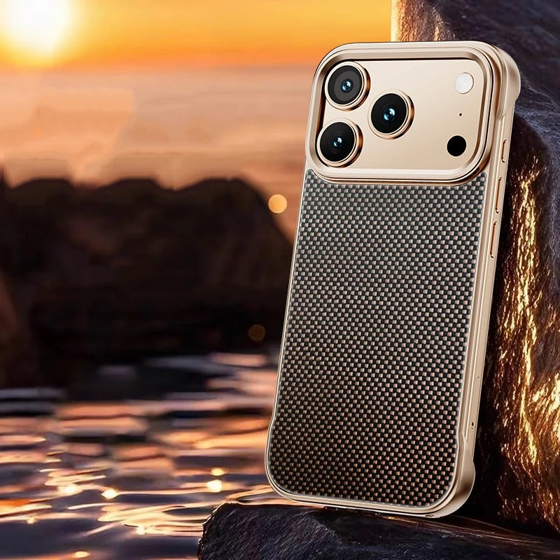 ArmaFrame® – iPhone 17 Series Kevlar Frameless MagSafe Case - FonKayz