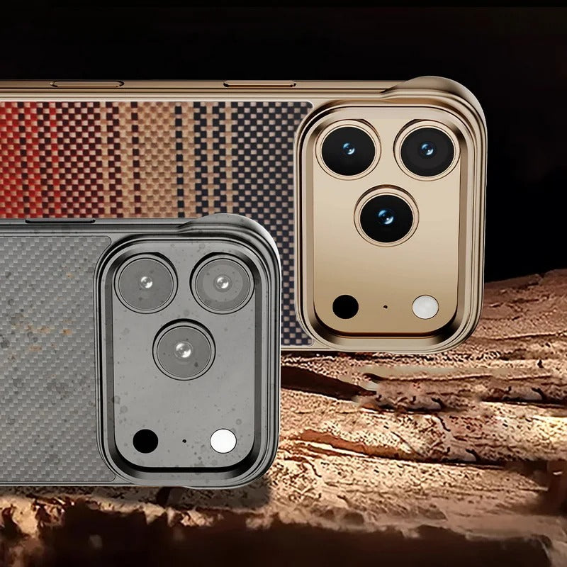 ArmaFrame® – iPhone 17 Series Kevlar Frameless MagSafe Case - FonKayz