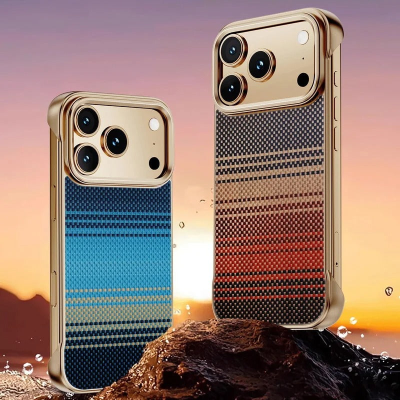 ArmaFrame® – iPhone 17 Series Kevlar Frameless MagSafe Case - FonKayz