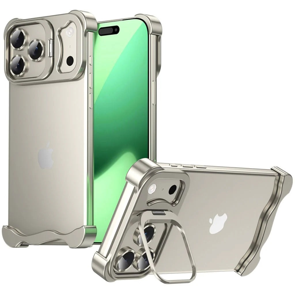 iPhone 17 Pro Max / Pro / Air Frameless Metal Edge Case – Slim Naked Feel MagSafe-Friendly Protection | Fonkayz