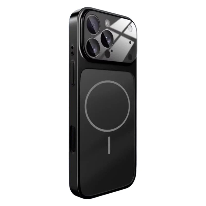 FrostView® – iPhone 17 Series Large Window Case with Lens Film - black