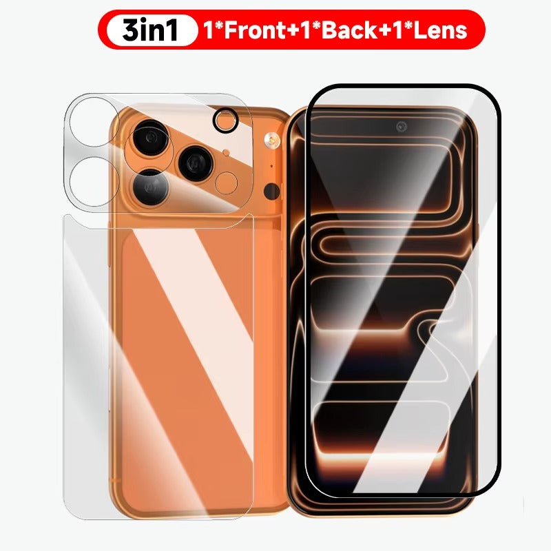 GlazTek – UltraShield 3-in-1 Tempered Glass Kit for iPhone 17 Series - FonKayz