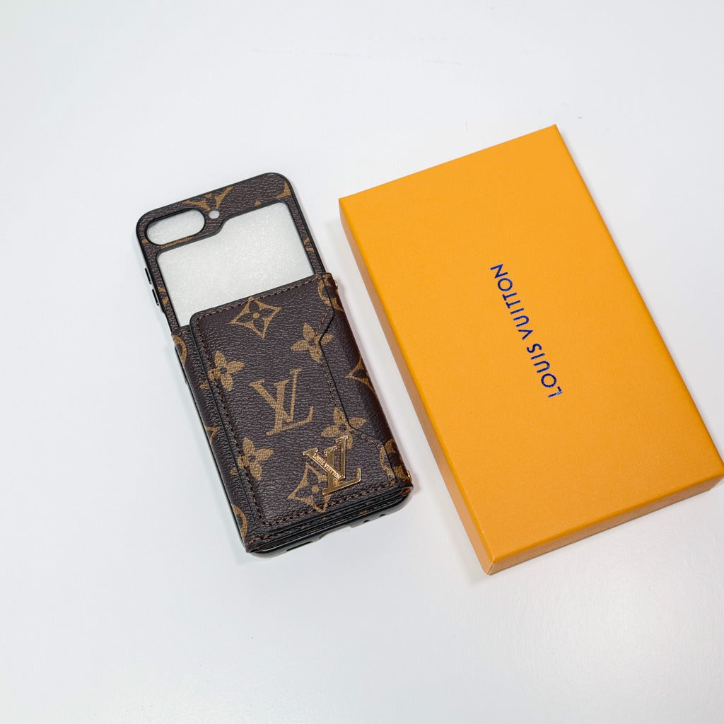 Luxury Flip Wallet Phone Case with Card Slots