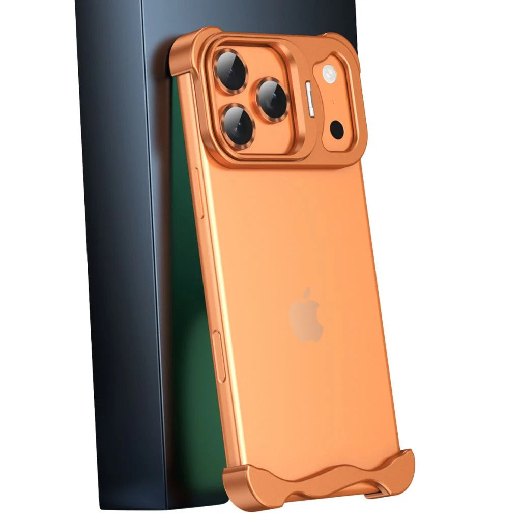 iPhone 17 Pro Max / Pro / Air Frameless Metal Edge Case – Slim Naked Feel MagSafe-Friendly Protection | Fonkayz