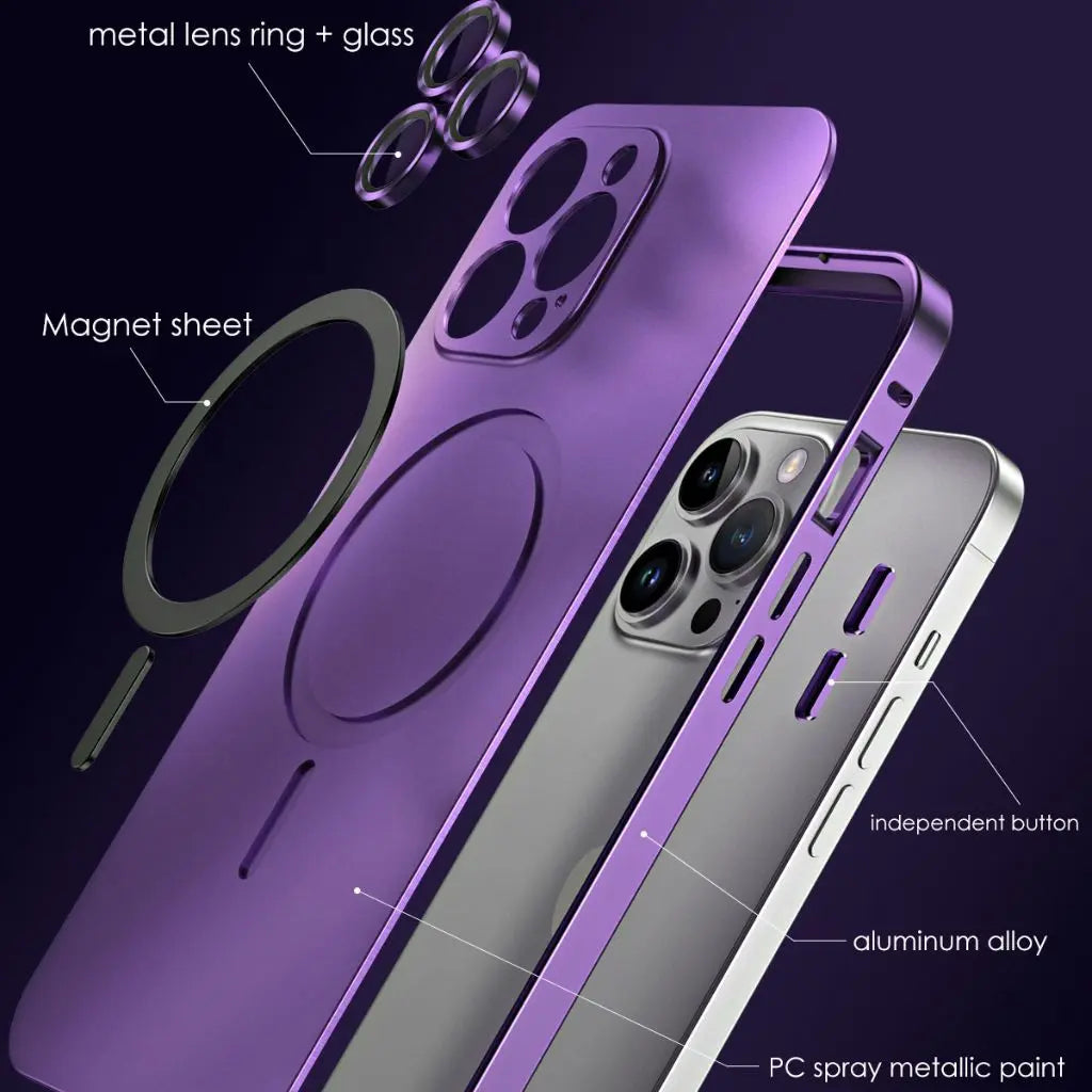 MagMetal® - iPhone 17 MagSafe Metal Case | Fonkayz - FonKayz