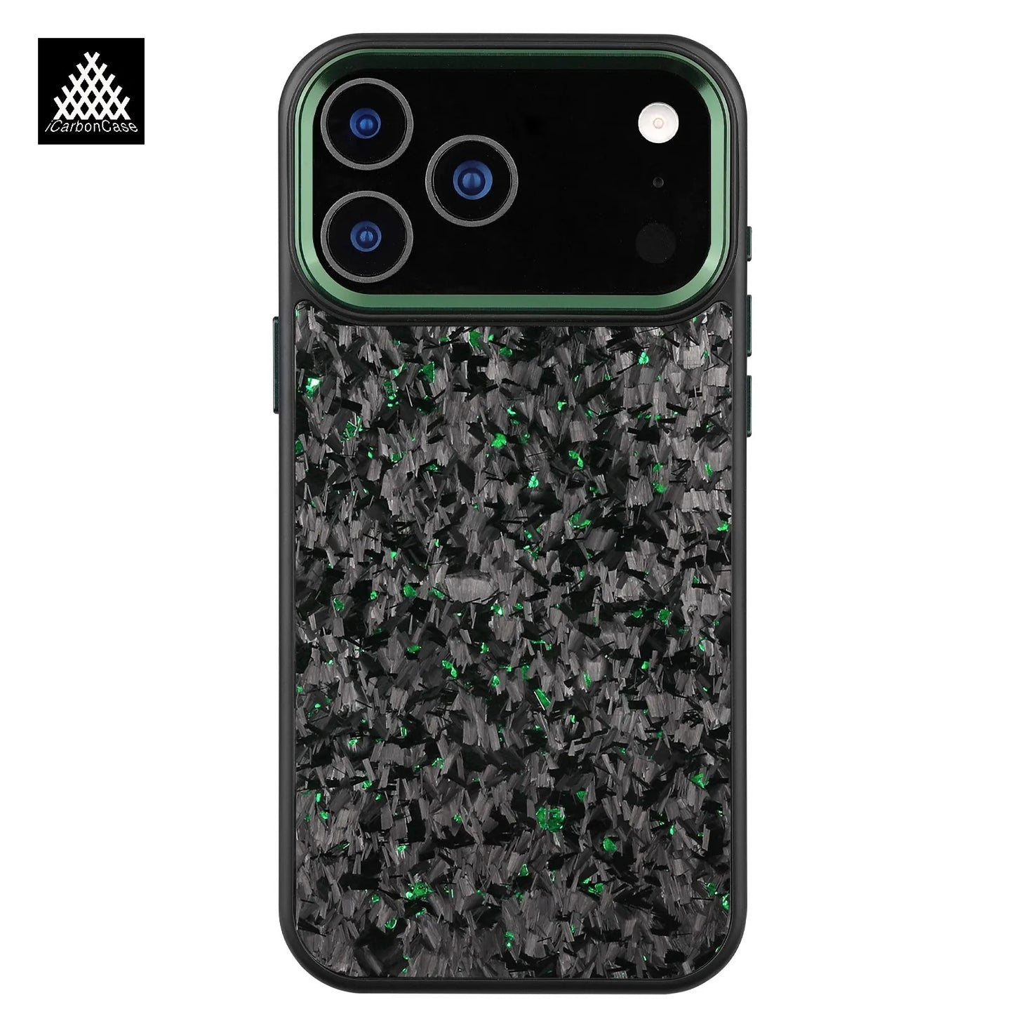 iPhone 17 Forged Carbon Fiber Case – MagSafe, Metal Camera Guard - FonKayz