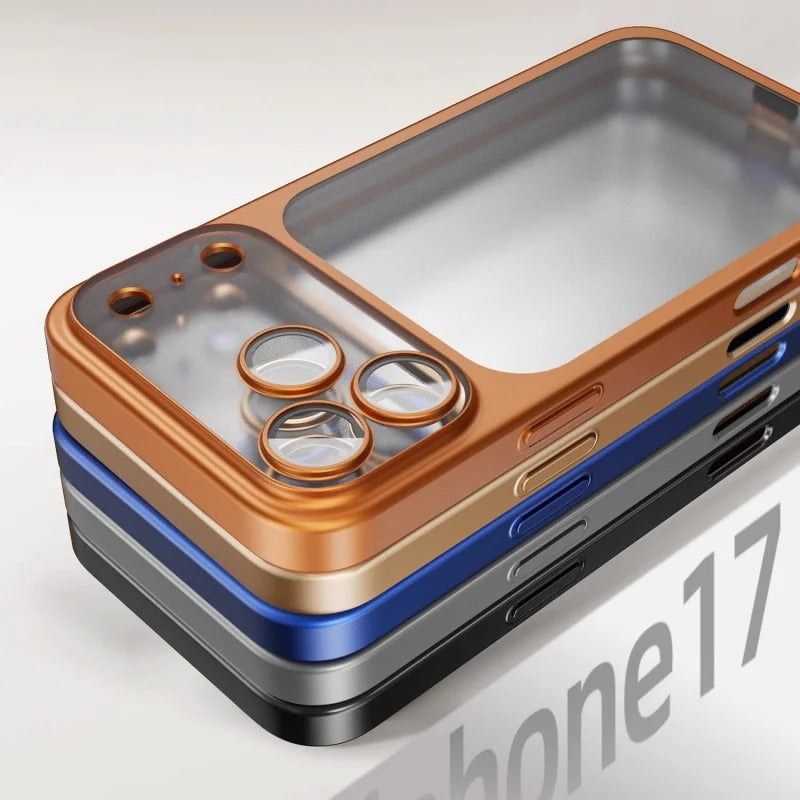CosmoFrost® – Plating Frosted Translucent Thin Case for iPhone 17 Series