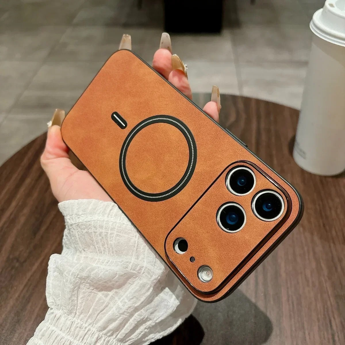 iPhone 17 Leather Case with MagSafe - FonKayz