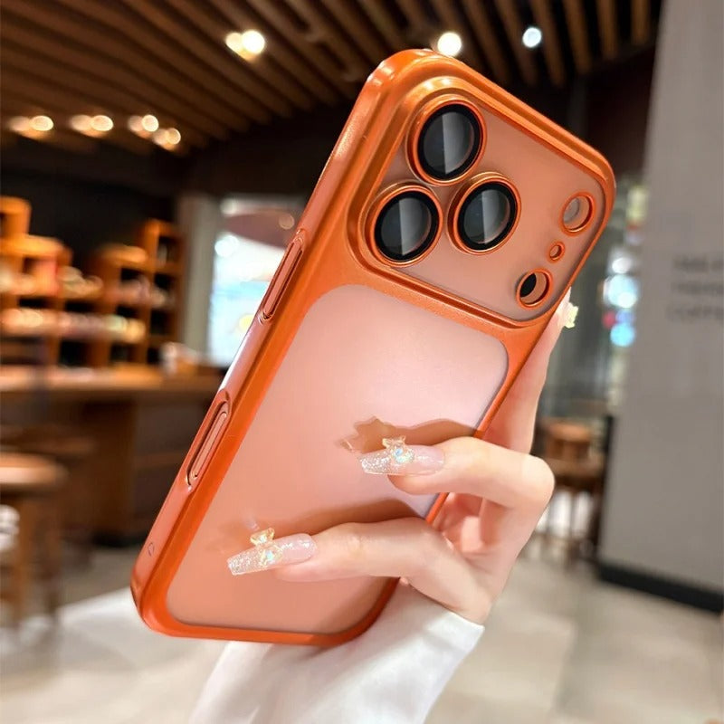 CosmoFrost® – Plating Frosted Translucent Thin Case for iPhone 17 Series