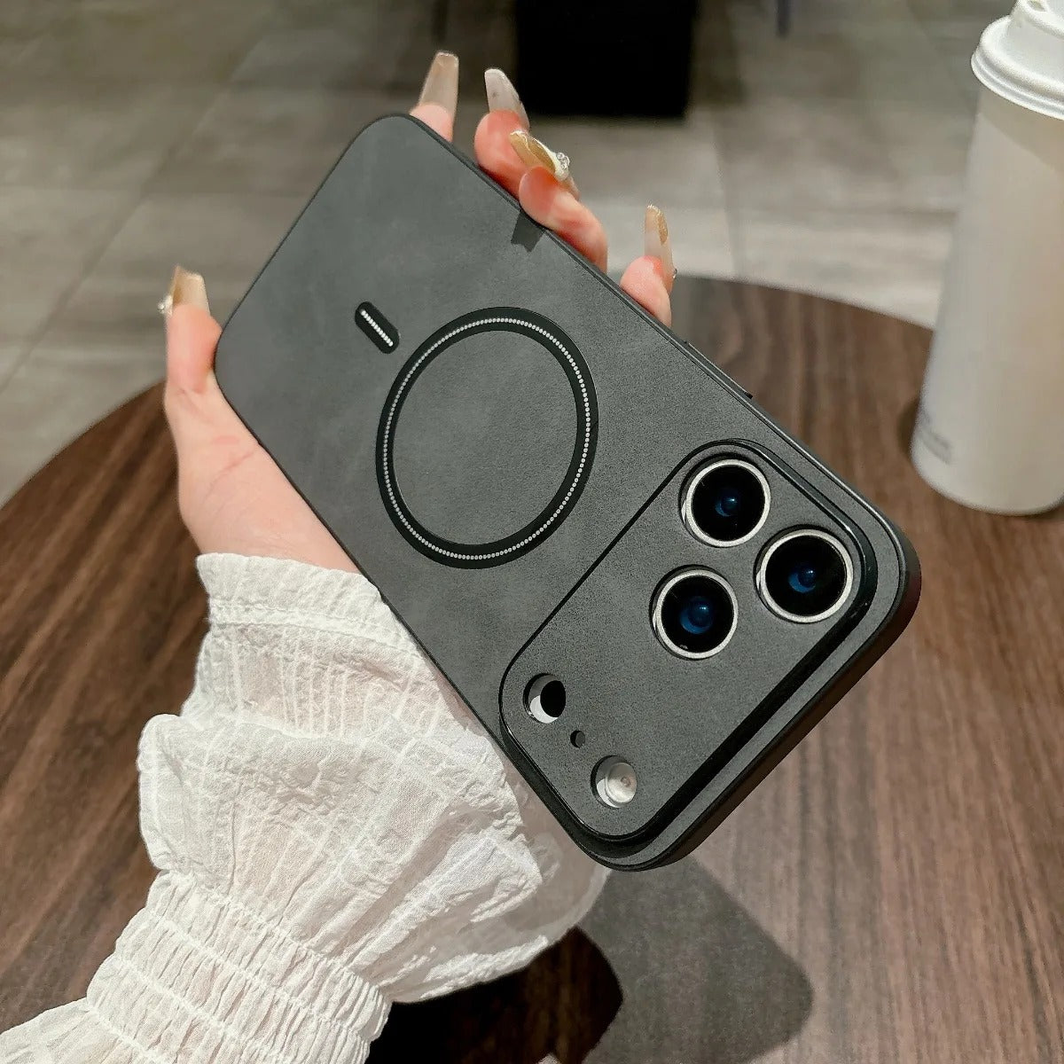 iPhone 17 Leather Case with MagSafe - FonKayz