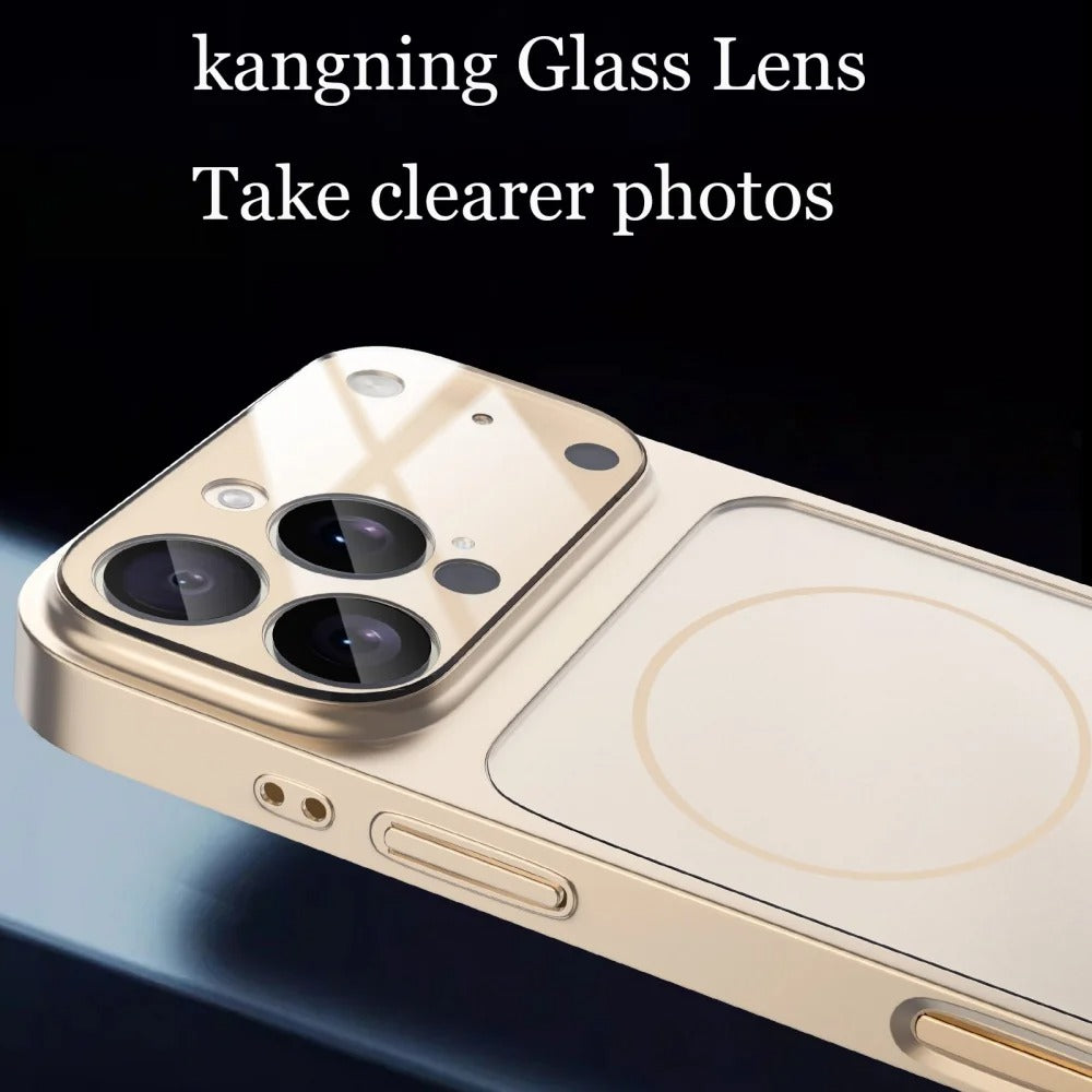 iPhone 17 Glass Matte Armor Case – MagSafe Compatible - FonKayz