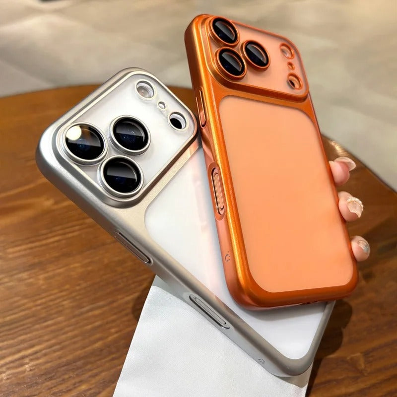 CosmoFrost® – Plating Frosted Translucent Thin Case for iPhone 17 Series