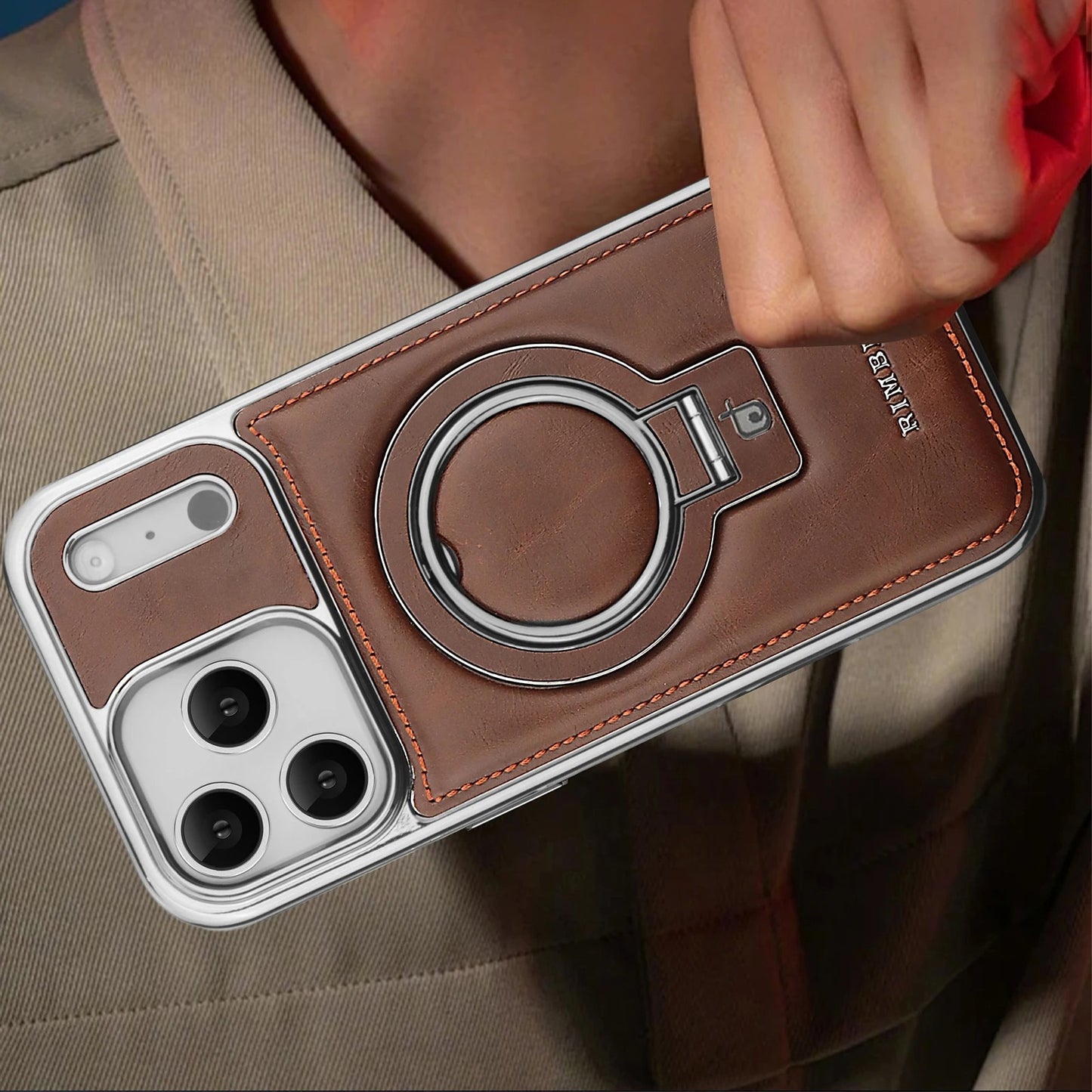 MagLeather® – iPhone 17 Series Luxury PU Leather Case