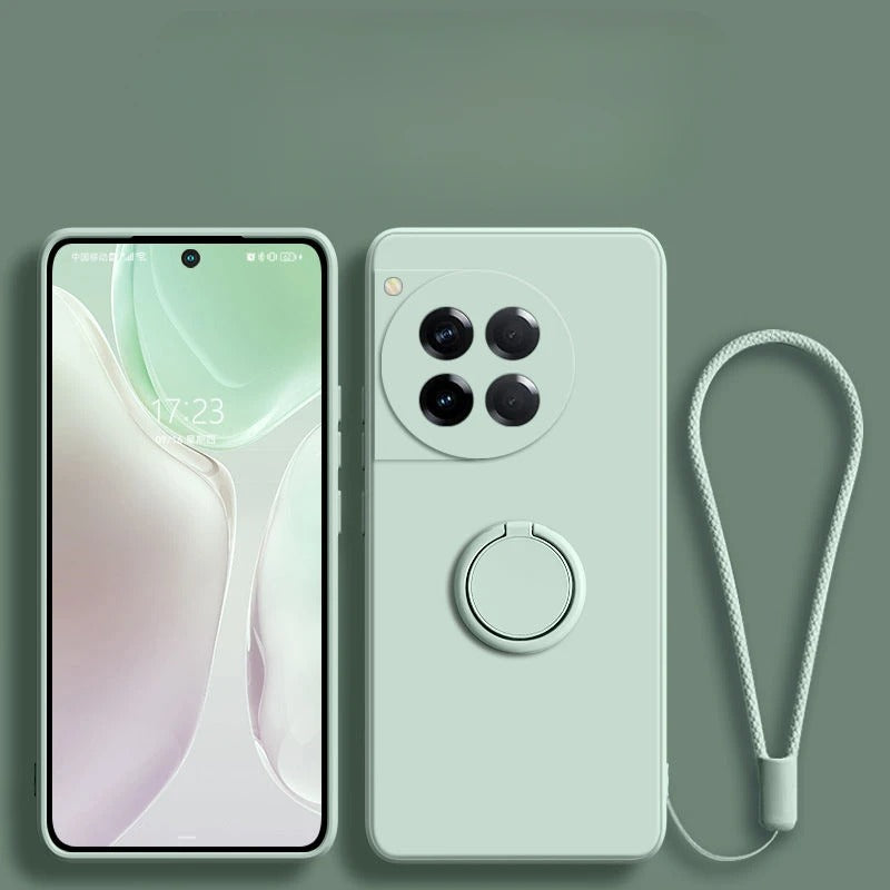 Invisible Stand Holder Liquid Silicone Case with Lanyard for OnePlus Series - FonKayz