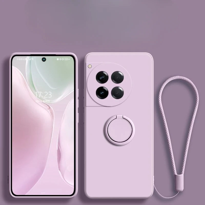 Invisible Stand Holder Liquid Silicone Case with Lanyard for OnePlus Series - FonKayz