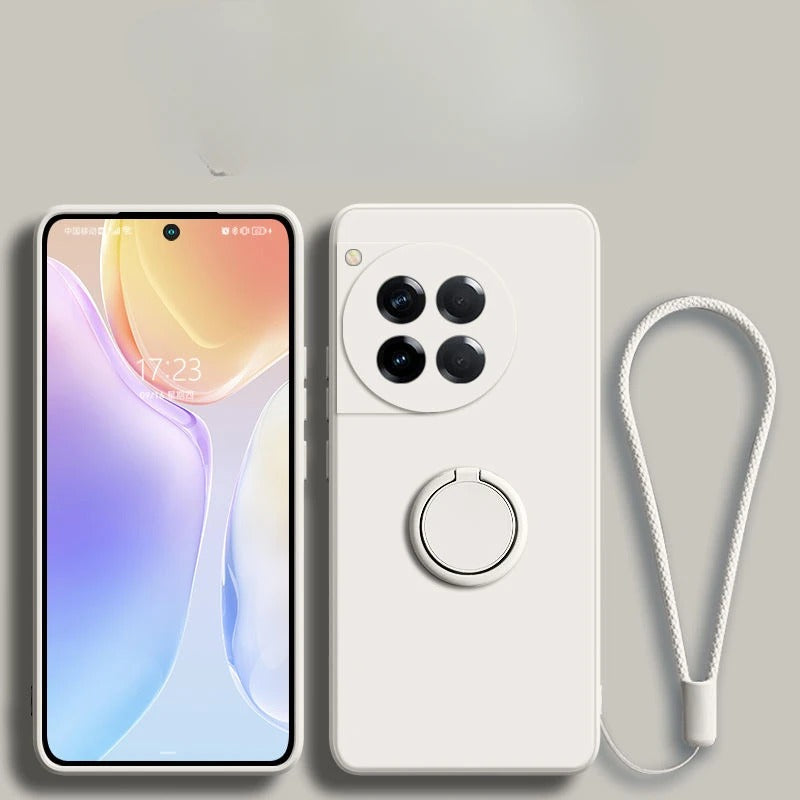 Invisible Stand Holder Liquid Silicone Case with Lanyard for OnePlus Series - FonKayz