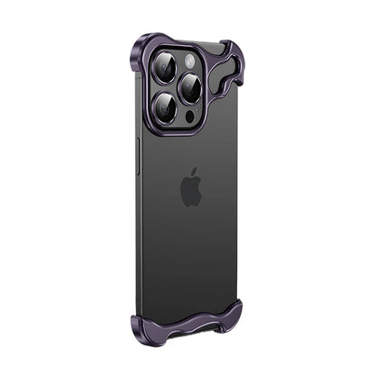 EdgeLite® – iPhone 17 Series Asymmetric Metal Frameless Case