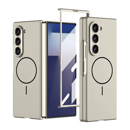 MagFold™ Ultra-Thin MagSafe Frost Case for Galaxy Z Fold 7 - Titanium | Fonkayz