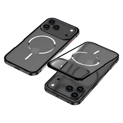 FrostEdge® – iPhone 17 Series Metal Frame Magnetic Case