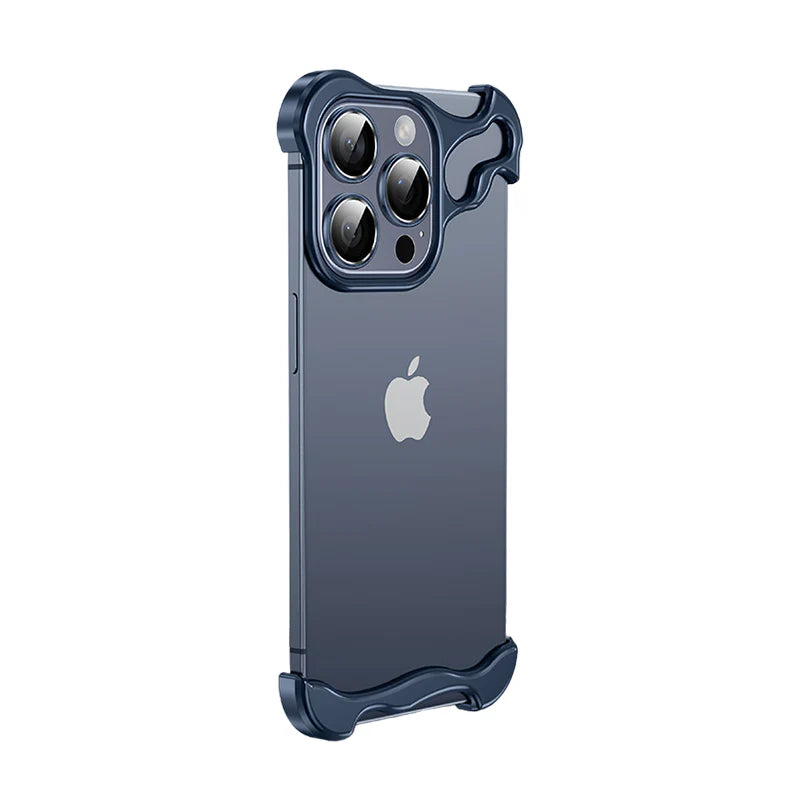 EdgeLite® – iPhone 17 Series Asymmetric Metal Frameless Case