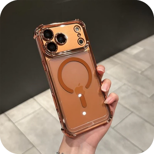 iPhone 17 Pro Max / Pro / Air Magnetic Clear Case – Shockproof Airbag Corners & Anti-Yellowing - FonKayz