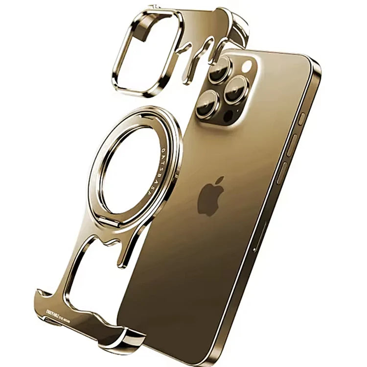 Liquid Metal Frameless Cover for iPhone