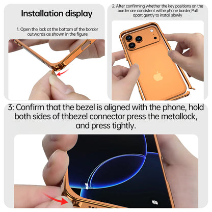 HeatShield® – iPhone 17 Series Aluminum Cooling Frame Case