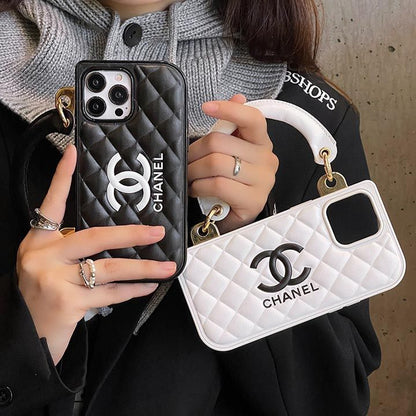 Luxury CC Quilted Handbag-Inspired Phone Case
