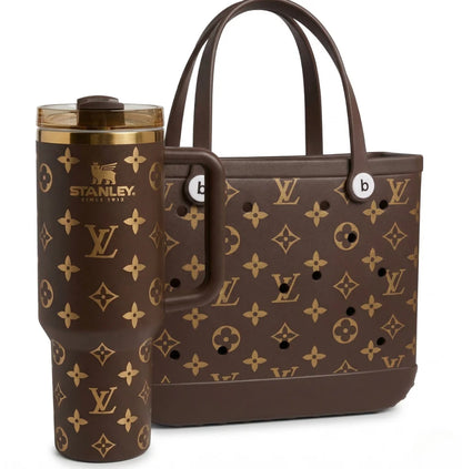 Stanley and Tote Bag Set Brown