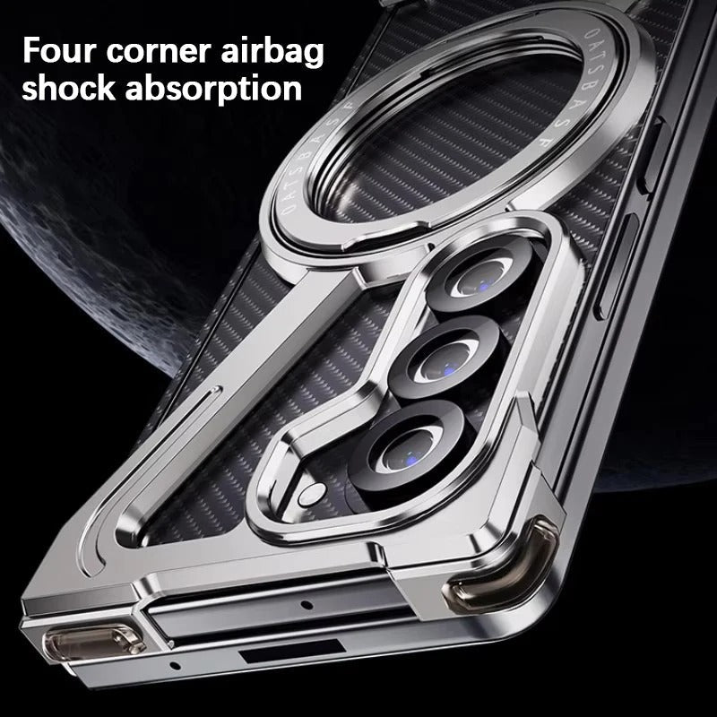 Sleek Z-Shape Design with Protective 4 Airbag Corners - Frameless Case for Galaxy Z Fold