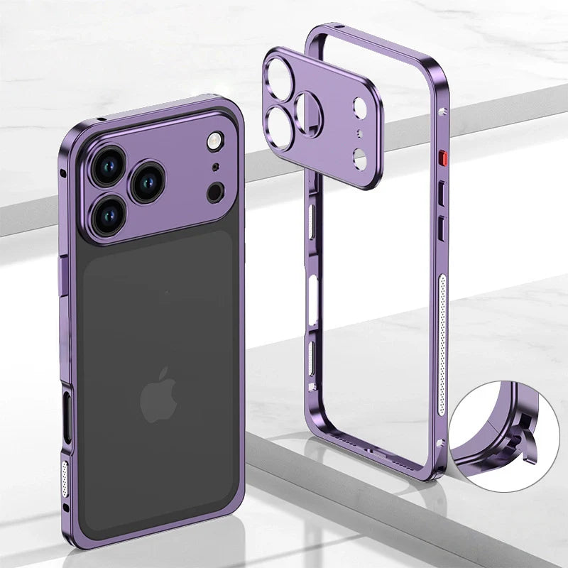 HeatShield® – iPhone 17 Series Aluminum Cooling Frame Case