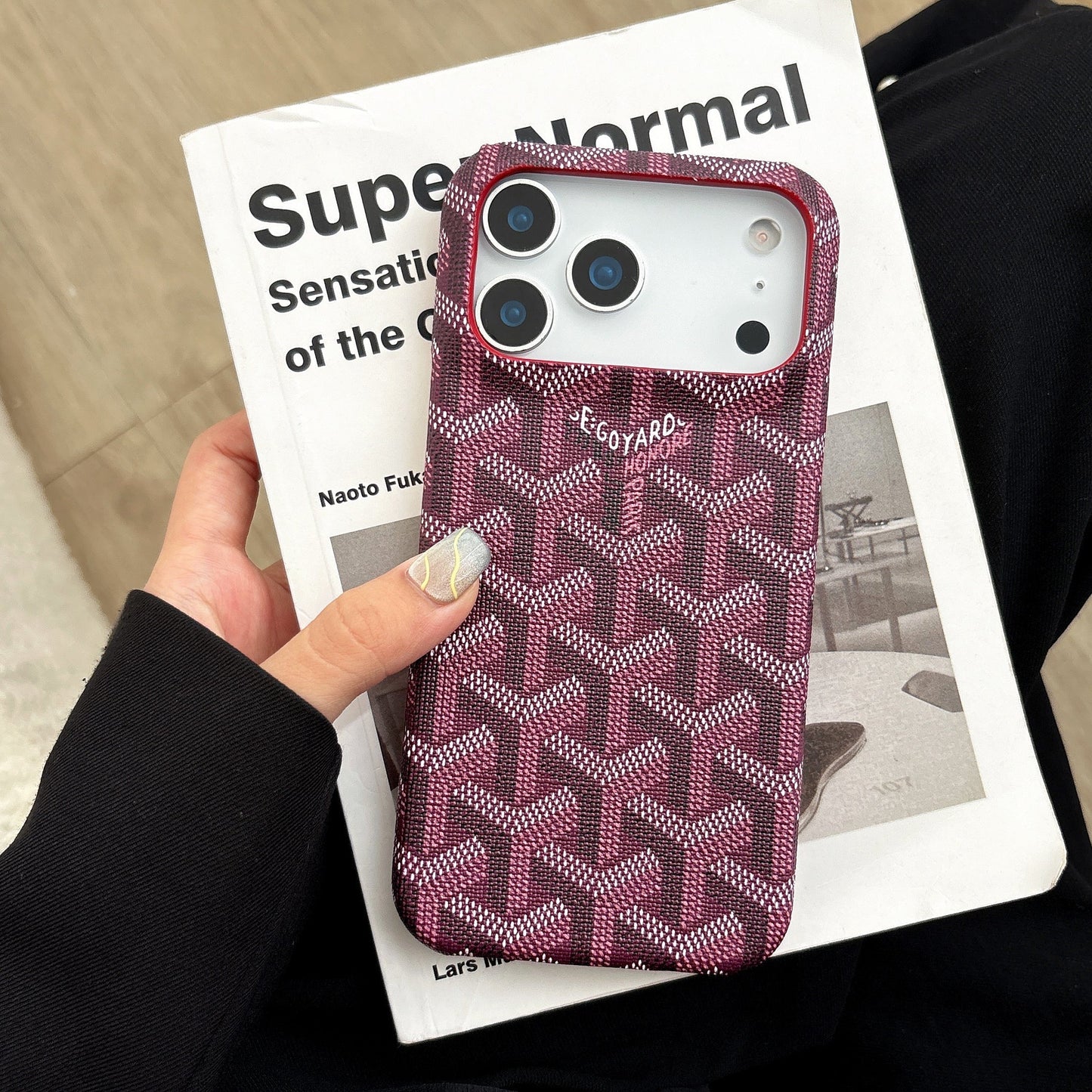 iPhone 17 Pro Max Luxury Monogram Pattern Case