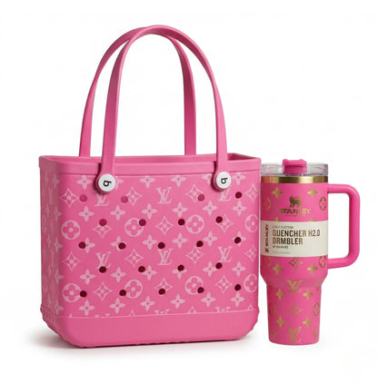 Stanley and Tote Bag Set Pink