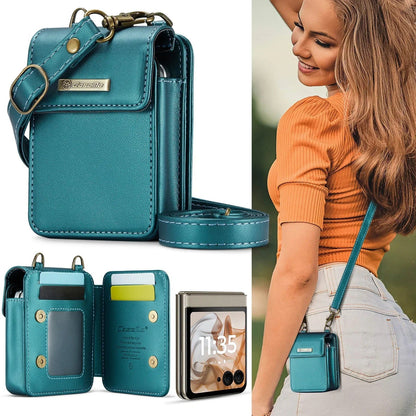 Chic Leather Crossbody Mini Bag for Motorola Razr Series