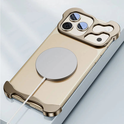 EdgeLite® – iPhone 17 Series Asymmetric Metal Frameless Case