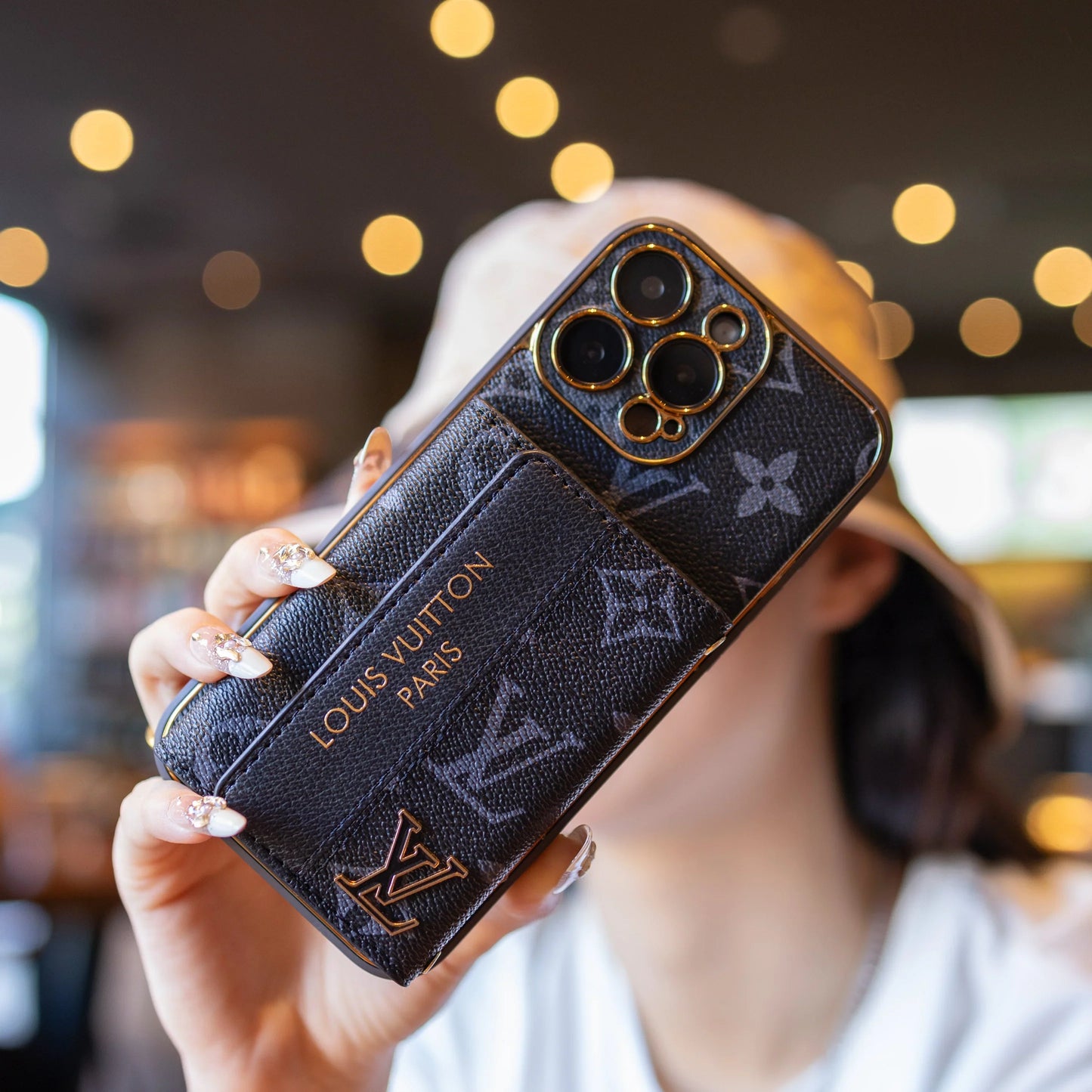 iPhone 17 Pro Max Crossbody Wallet Strap Case