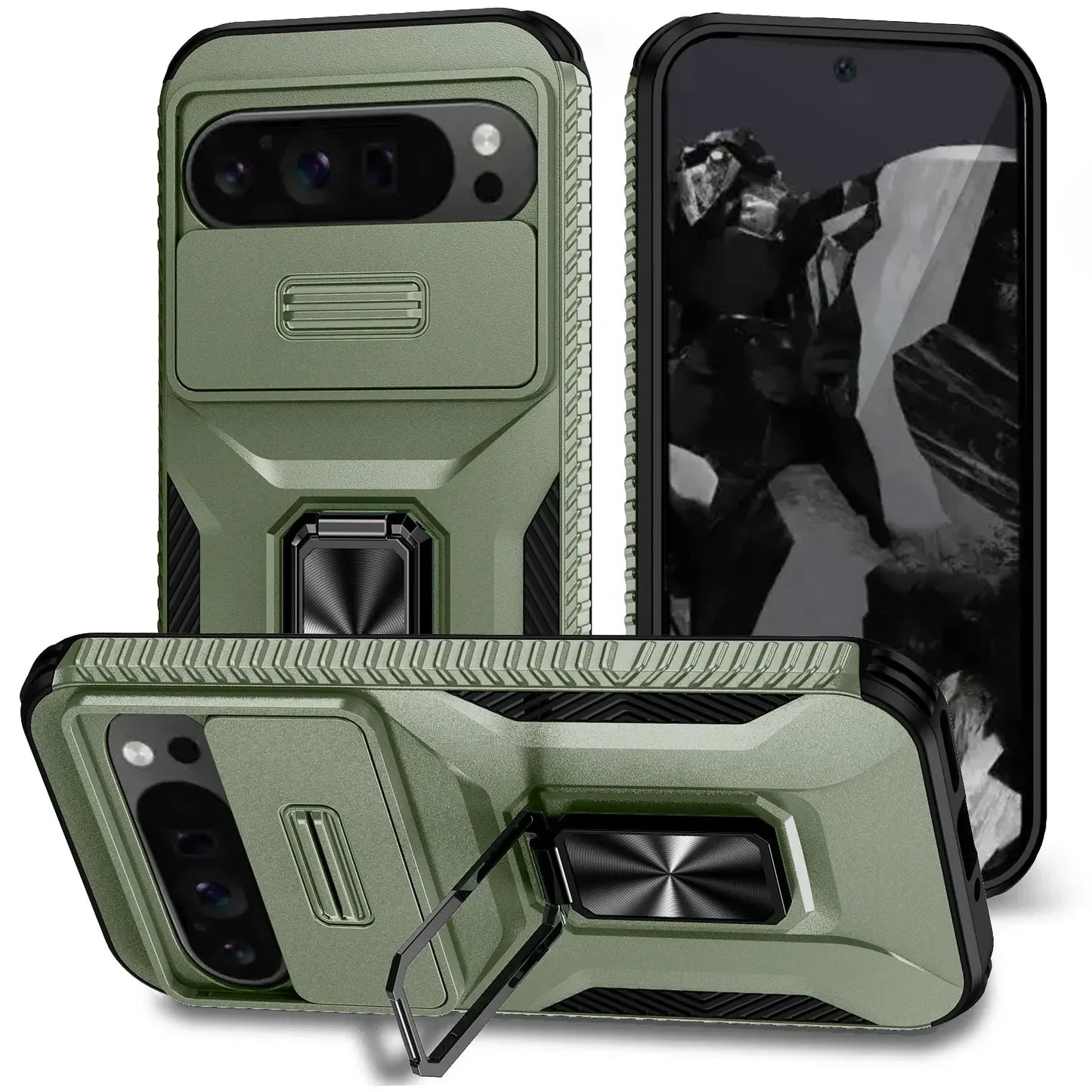 Slide Camera Protection Case For Google Pixel 9 Series - FonKayz