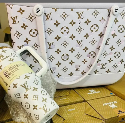 Stanley and Tote Bag Set White