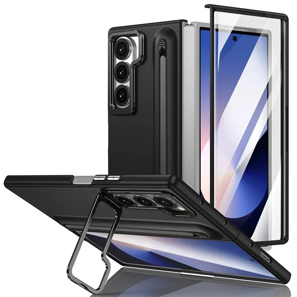 Samsung Galaxy Z Fold Shockproof Stylus Case with Kickstand