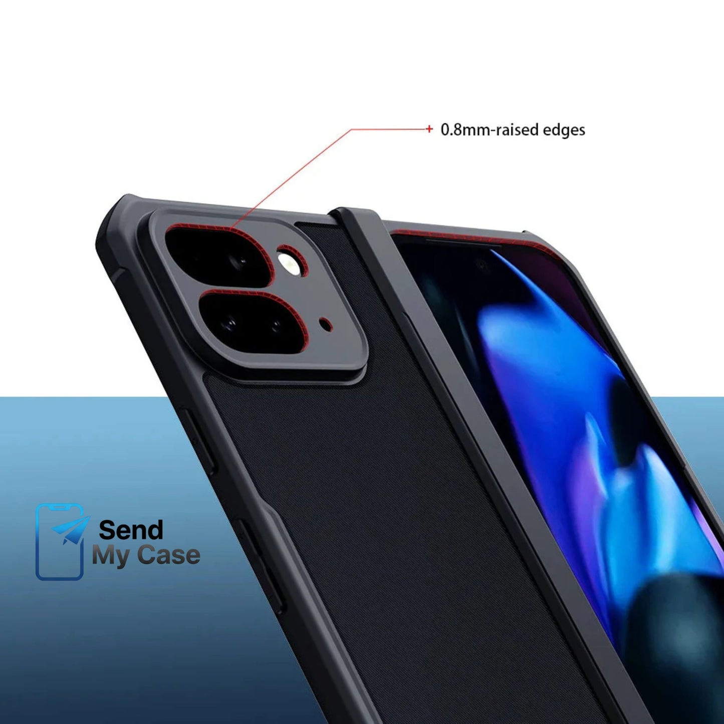 Google Pixel 10 Pro Fold Hinge Shockproof Case with Screen Protector