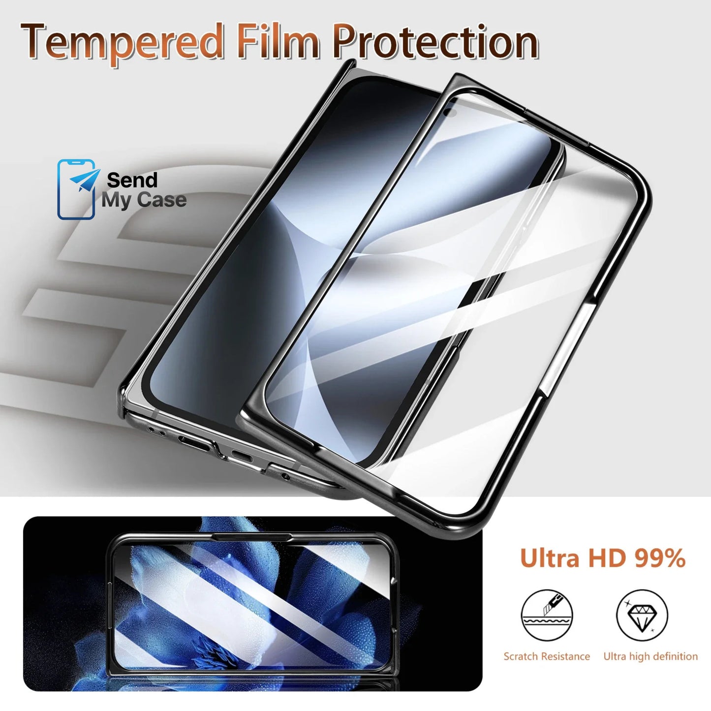 Google Pixel 10 Pro Fold Leather Wallet Case with Stand & Card Holder