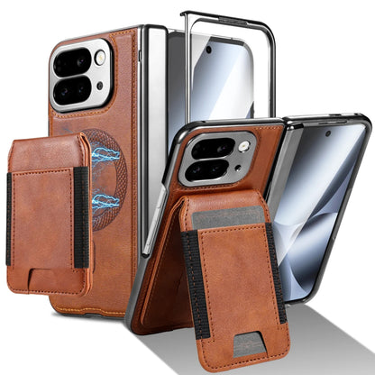 Google Pixel 10 Pro Fold Leather Wallet Case with Stand & Card Holder