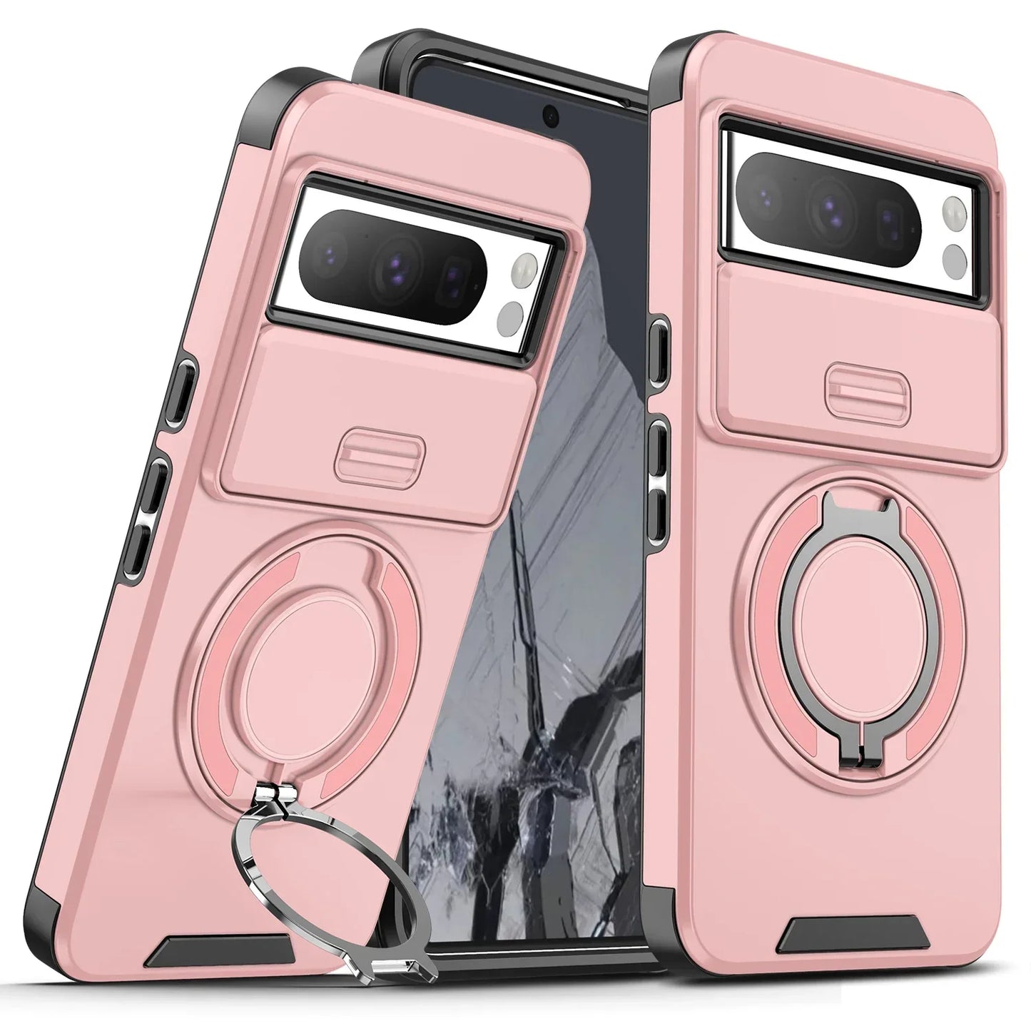 Google Pixel 10 Pro XL Magnetic Armor Kickstand Case