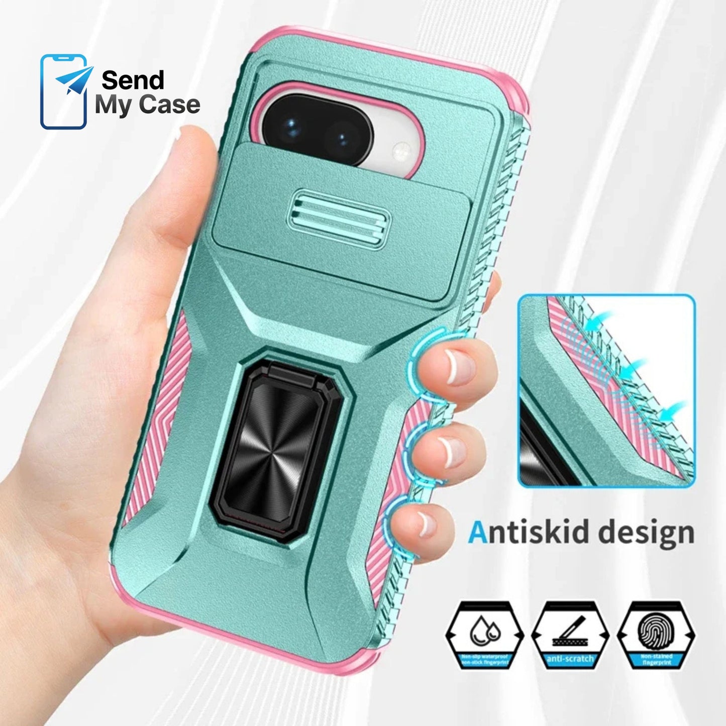 Google Pixel 10 Pro XL Magnetic ArmorShield Kickstand Case