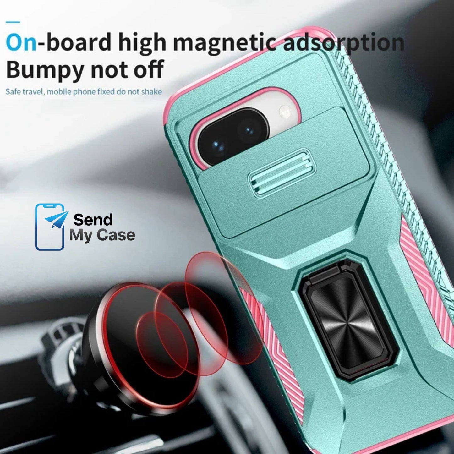 Google Pixel 10 Pro XL Magnetic ArmorShield Kickstand Case